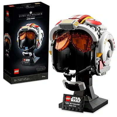Imagen de LEGO 75327 Star Wars Casco de Luke Skywalker, Versión Cinco Rojo, Maqueta para Construir Adultos, Regalo Coleccionable Fans