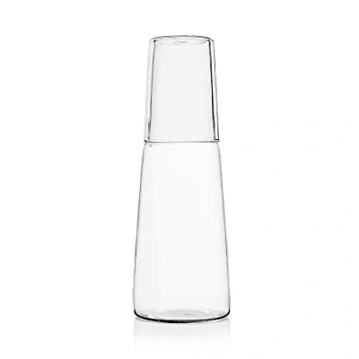 Imagen de Ichendorf Milano 0.093598428 Set Agua Botella + Vaso Transparente, Cristal