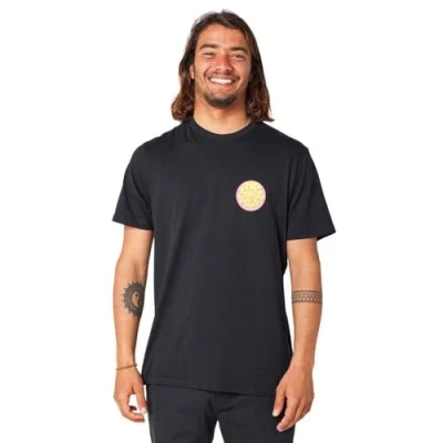Imagen de Rip Curl Passage Camiseta estampada, Hombre, Talla: Medium, Black