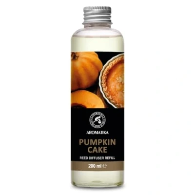 Imagen de Recambio de Pastel Calabaza 200ml Relleno Difusor Difusores Aromáticos Ambientador Perfumado Fragancia para Habitación Aromaterapia Reed Diffuser Refill Pumpkin Cake