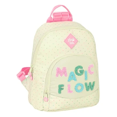 Imagen de Glowlab Magic Flow Mini Mochila para Uso Diario, Ideal Niños de Diferentes Edades, Cómoda y Versátil, Calidad Resistencia, 25x13x30 cm, Color Beige