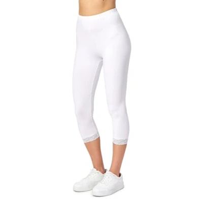 Imagen de Merry Style Leggins 3/4 Mallas Deportivas Mujer MS10 290(Blanco, M)