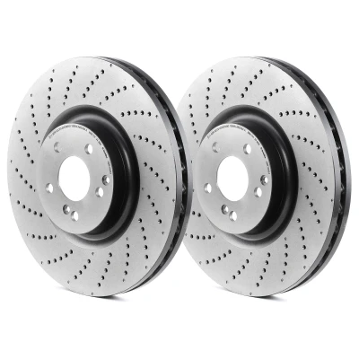 Imagen de BREMBO 09.B769.51 Disco de freno 360 36 5 perforado/ventil. int. revestido altamente carbonizado con tornillos MERCEDES BENZ: Clase S Coupé norauto,