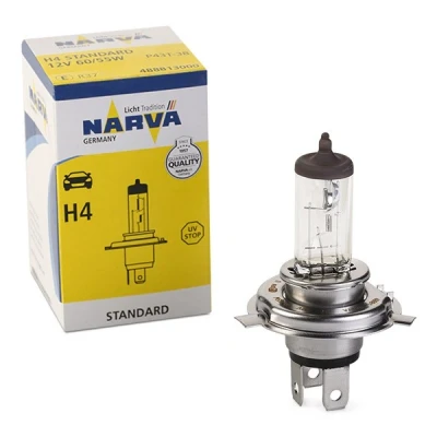 Imagen de NARVA 488813000 Lámpara, faro de carretera H4 12V 60/55W Halógena MITSUBISHI: PAJERO 1, FORD: Tourneo Connect, PEUGEOT: Expert II Tepee