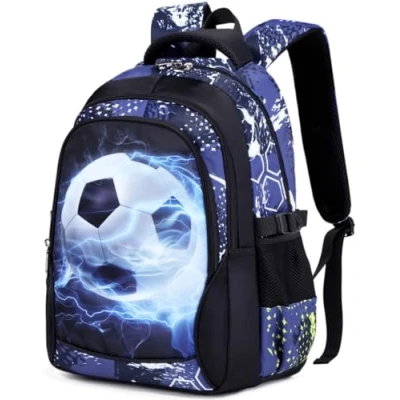 Imagen de mochila escolar para niños, adolescentes, escolar, grande, resistente al agua, 03 negro, L