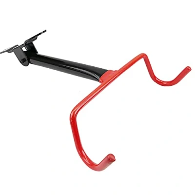 Imagen de PrimeMatik Soporte de Pared con Gancho Plegable para Colgar Bicicleta