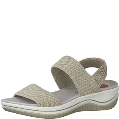 Imagen de Jana 8 28769 20, Sandalia Mujer, Beige, 39 EU Ancho