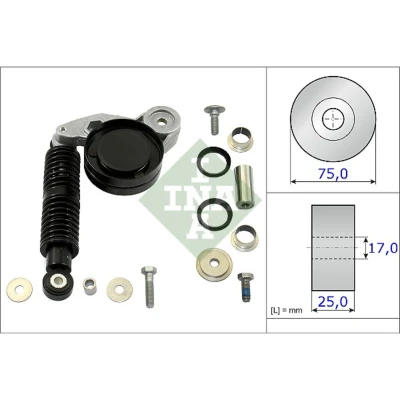 Imagen de INA 533 0118 10 Tensor de Correa AUDI: A6 C5 Berlina, A4 B6 B5 Avant, VOLKSWAGEN: Passat GP Berlina norauto, oscaro,