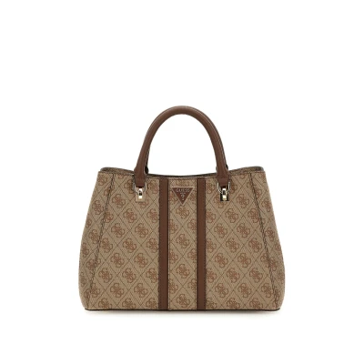 Imagen de Guess Noreen Girlfriend Satchel Bolso de mano, Mujer, Talla: One Size, Latte/brown