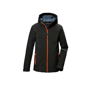 Imagen de killtec Niños Chaqueta softshell/chaqueta de exterior con capucha KOW 366 BYS SFTSHLL JCKT, schwarz, 140, 42161 000