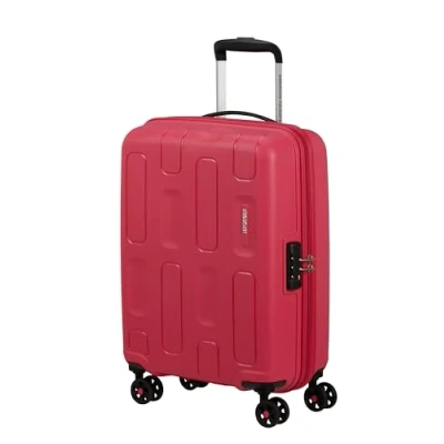 Imagen de American Tourister Ellipso Spinner S, Equipaje de Mano, 55 cm, 32 L, Rosa (Pink Flash)
