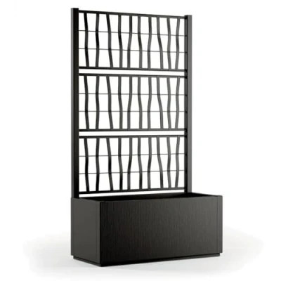 Imagen de Starwax Maceta Negro Rectangular 80 cm