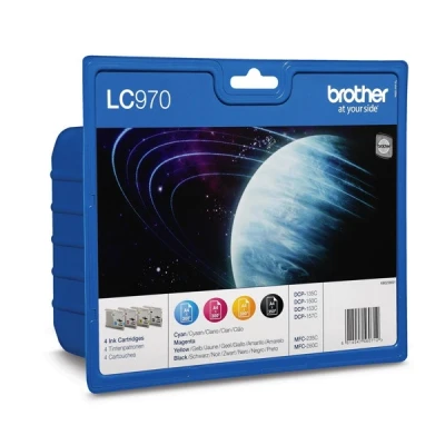 Imagen de Brother LC 970VALBP multipack 4 cartuchos (originales)