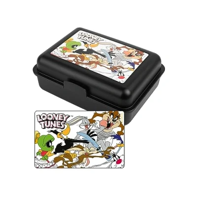 Imagen de United Labels Looney Tunes Familiy Fiambrera con divisor, color negro