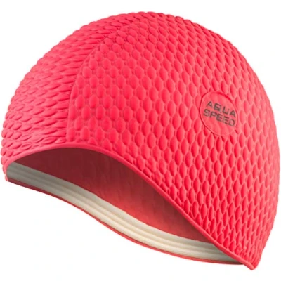 Imagen de Aqua Speed Gorra de natación baño Deportes Entrenamiento Pelo Largo látex Bombastic Tic TAC Bombástico/Rojo /31