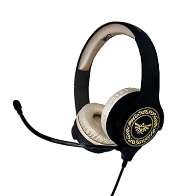 Imagen de OTL Technologies Auriculares interactivos Technlogies Zelda, con Cable, micrófono Incluido, para niños (Producto Licencia Oficial)