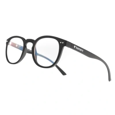 Imagen de Horus X ® Gafas Gaming Redondas Para Ordenador Pantalla Anti Fatiga Visual Hombre y Mujer URBAN Clear