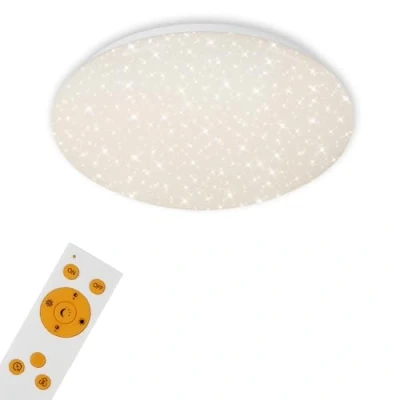 Imagen de BRILONER LED Regulable, Remoto, Control de Temperatura Color, luz Techo 15 vatios, 1300 lúmenes, 29,3 cm diámetro, Blanco, W