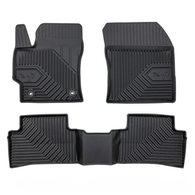 Imagen de FROGUM No. 77 77427648 Juego de alfombrillas suelo TPE (elastómero termoplástico) delante y detrás 4 negro Adaptado TOYOTA: Corolla XII Hatchback