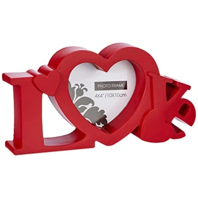 Imagen de ToyCentre Marbella 10x10cm Rot, Kunststoffrahmen Zum Stellen