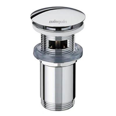 Imagen de Wirquin 3072339 Desagüe de lavabo con rebosadero, cromado