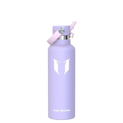 Imagen de Super Sparrow Botella Agua Acero Inoxidable Botellas Termica 750ml Sin BPA Termo Cantimplora con Pajita Vacío, para Deporte, Viaje, Escuela, Exterior, Oficina, Gimnasio