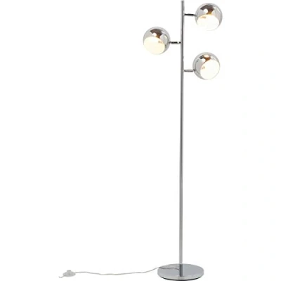 Imagen de Kare Design Lámpara pie Calotta cromo,151x40x26cm, lampara de pie, dormitorio, sala estar, hierro cromado