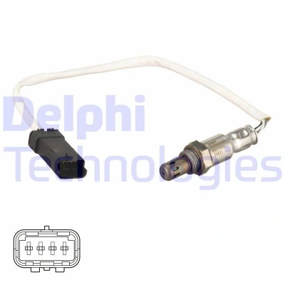 Imagen de DELPHI ES20164 12B1 Sonda lambda plana, térmico AUDI: A4 B5 Berlina, A6 C5 Avant, VOLKSWAGEN: Passat GP Berlina