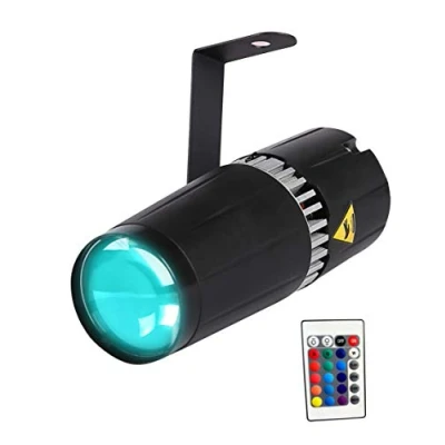Imagen de SENLAN Foco LED de 9 W RGB 3 en 1, con mando a distancia por infrarrojos