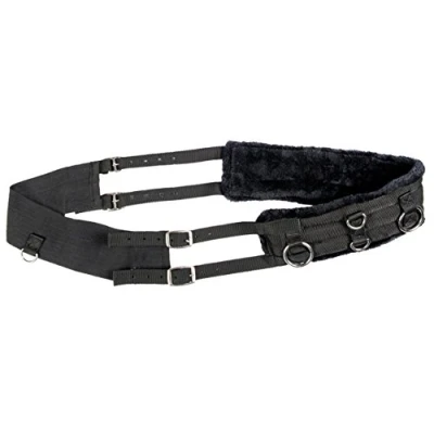 Imagen de HKM Teddy Correas de equitación Negro/Negro Shetty