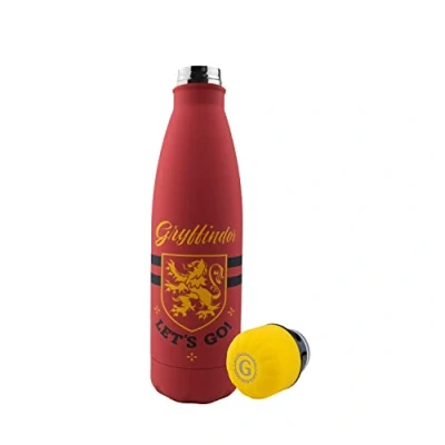 Imagen de Cinereplicas Harry Potter Botella de agua aislada acero inoxidable 500 ml Gryffindor Vamos Licencia Oficial