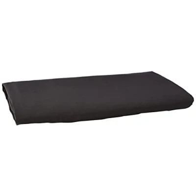 Imagen de Amazon Basics FLT, Hoja de Microfibra,275 x 275 cm, Sólido, Negro, Liso