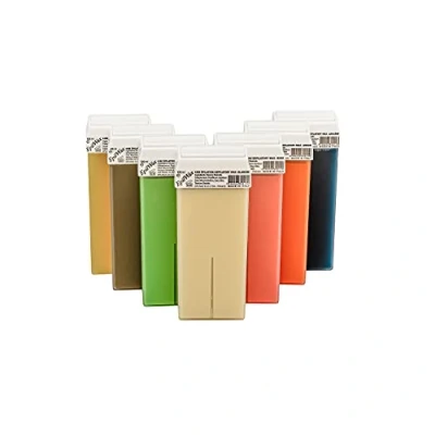 Imagen de EpilWax Pack de 7 cartuchos roll on cera depilatoria profesional 100 ml para usar con las tiras depilatorias &quot;Recambio cartucho calefactor depilatorio&quot; (mixto)