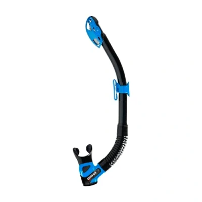 Imagen de Mares 411487 Tubo de esnórquel, Unisex, Negro y Azul, Talla única