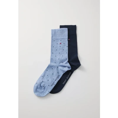Imagen de Tommy Hilfiger DOT 2 PACK Calcetines, Hombre, Talla: 39 42, Light blue