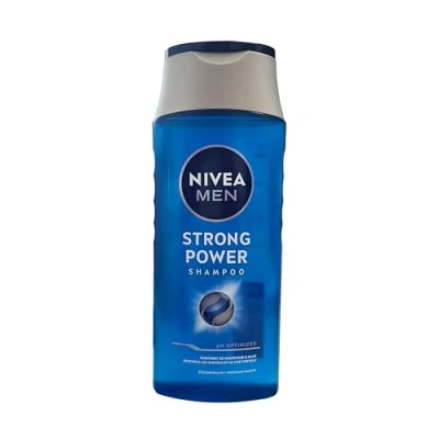 Imagen de 6 champú Nivea para hombre &quot;Strong Power&quot;, cabello normal, 250 ml