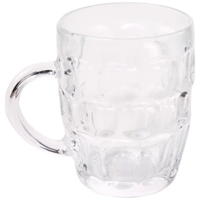 Imagen de Bar bebeStuff Arcoroc Britannia Beer Taza, Classic Pint, Noppenkrug, Vidrio Hag, 560ml, 4 Cantidad