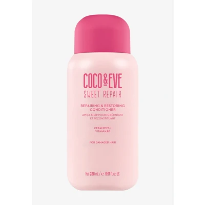 Imagen de Acondicionador reparador Coco &amp; Eve: Repara e hidrata el pelo seco, dañado o teñido. puntas abiertas, y fortalece los enlaces capilares la textura. Para todo tipo de cabello (280 ml)