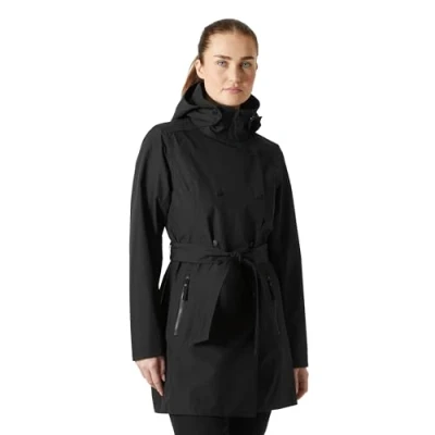 Imagen de Helly Hansen Welsey II Trench Chaqueta Hard shell, Mujer, Talla: Medium, Black