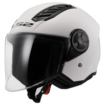 Imagen de LS2, Casco Moto Jet AIRFLOW II gloss white, XXL