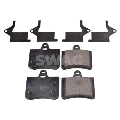 Imagen de SWAG 64 91 6420 Juego de pastillas freno Eje trasero excl. contacto avisador desgaste CITROËN: C5 I Hatchback, II Familiar