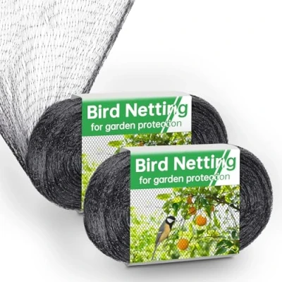 Imagen de 2Pcs Malla Antipajaros, 4 x 10m Red Pajaros Proteccion, para Pajaros, de Jardín, Redes Caza Arboles Frutales, Protege Plantas, Frutas, Flores, Estanques