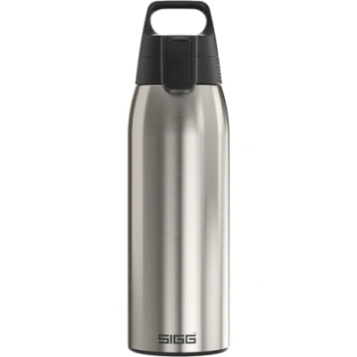 Imagen de SIGG Shield ONE Brushed botella reutilizable (1.0 L), hermética sin sustancias nocivas, de acero inoxidable duradera con cierre Top