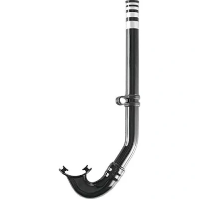Imagen de Cressi Schnorchel Gringo Tubo de Snorkel, Unisex, Negro