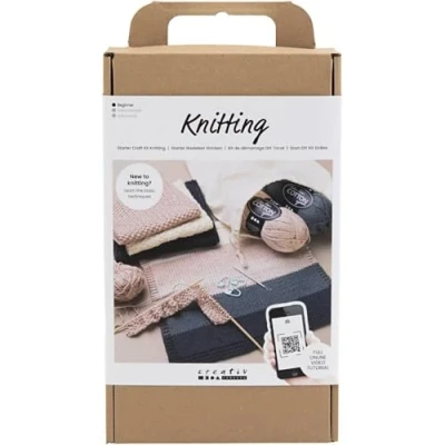Imagen de Creativ Company Starter Knitting Kit Complete Perfect for Beginners to Learn Knit