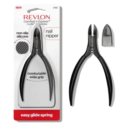 Imagen de Revlon, cortaúñas Comfort and Control, fácil de usar para uñas lisas