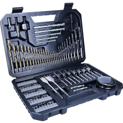 Imagen de Bosch Profesional Set de brocas y puntas atornillar 103 unidades Titanium, madera, piedra metal, accesorios para herramientas perforación atornillado