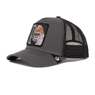 Imagen de Goorin Bros The Boss Gorilla Grau A Frame Adjustable Trucker Cap One Size