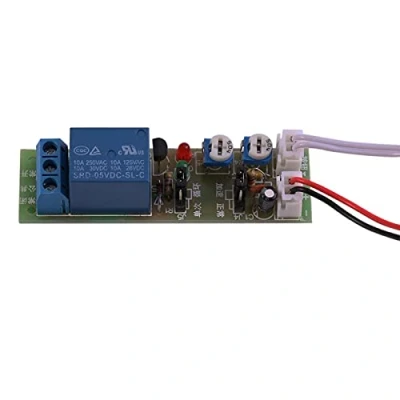 Imagen de DC5V / 12V 24V Temporizador Relé Cíclico Retardo ON Off Módulo 0 15min 60min Regulable (DC5V, 60min)