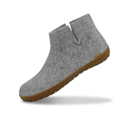 Imagen de glerups dk Modell GR Unisex Adulto Zapatillas de Fieltro,Pantufla, Grigio (Grey),39 EU